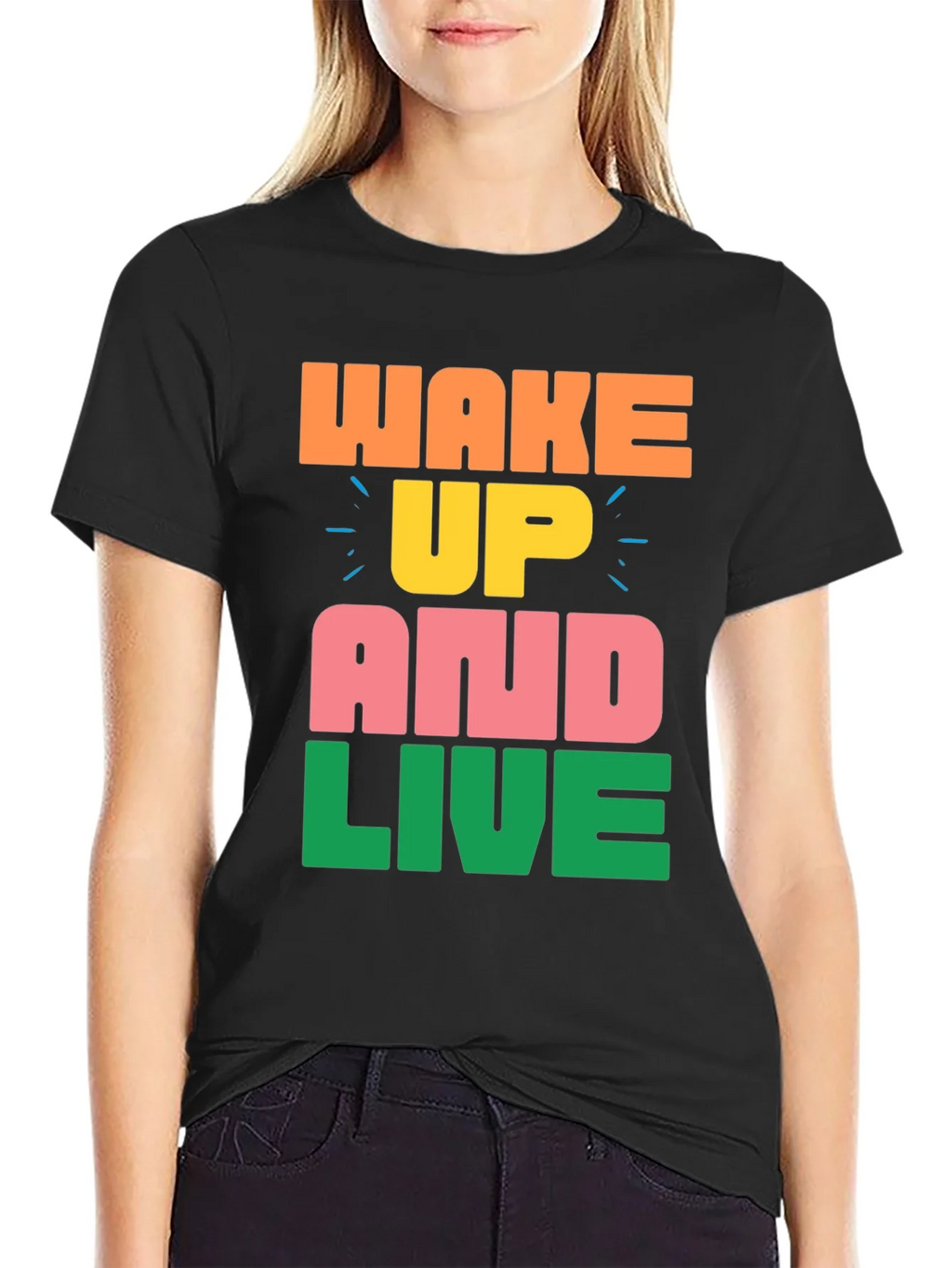Wake Up and Live Graphic Tee product image 2
