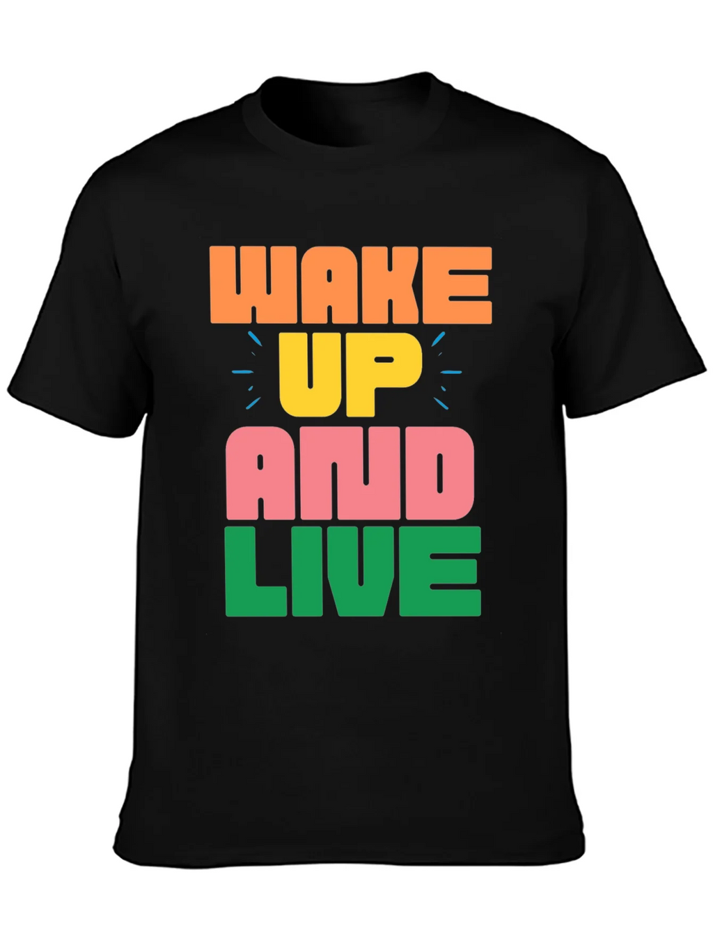 Wake Up and Live Graphic Tee product image 3