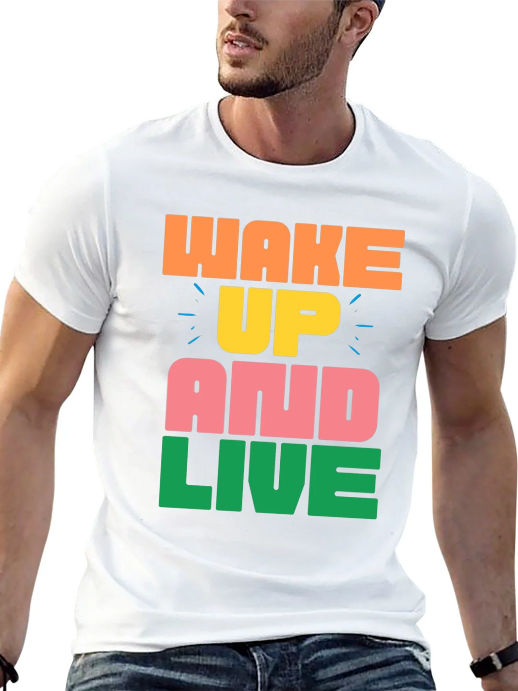 Wake Up and Live Graphic Tee product image 12