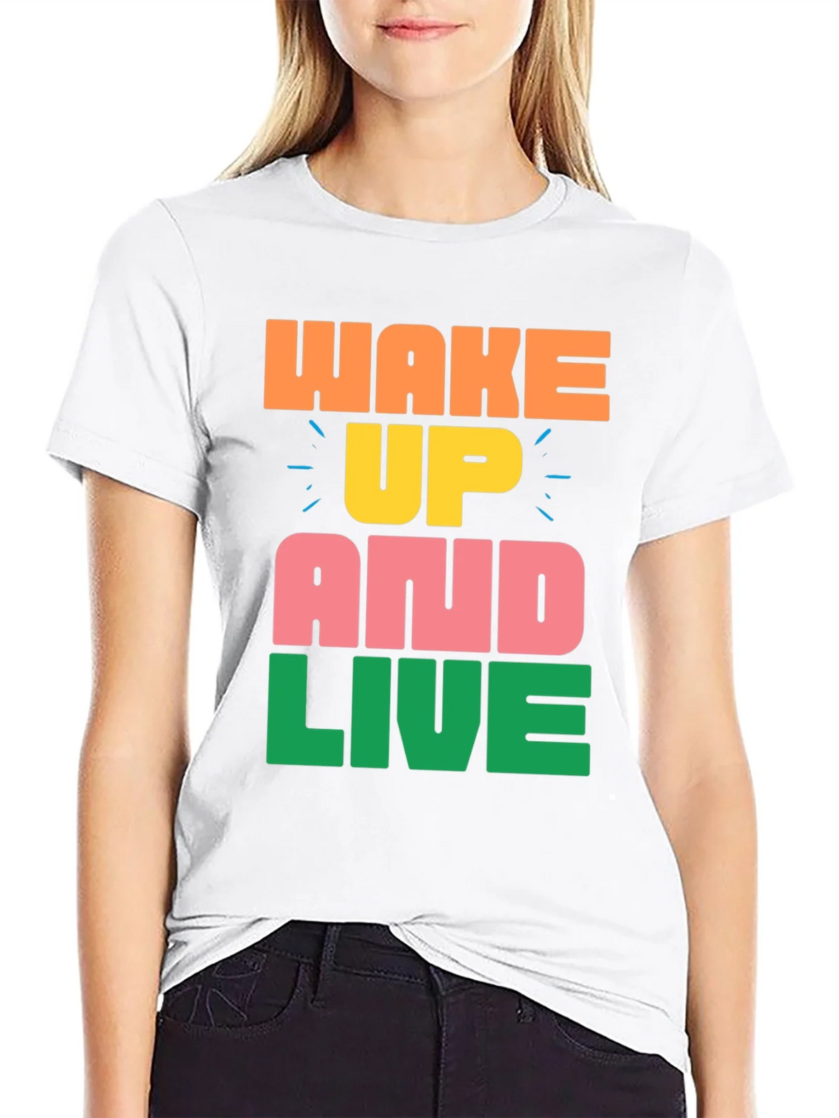 Wake Up and Live Graphic Tee product image 8