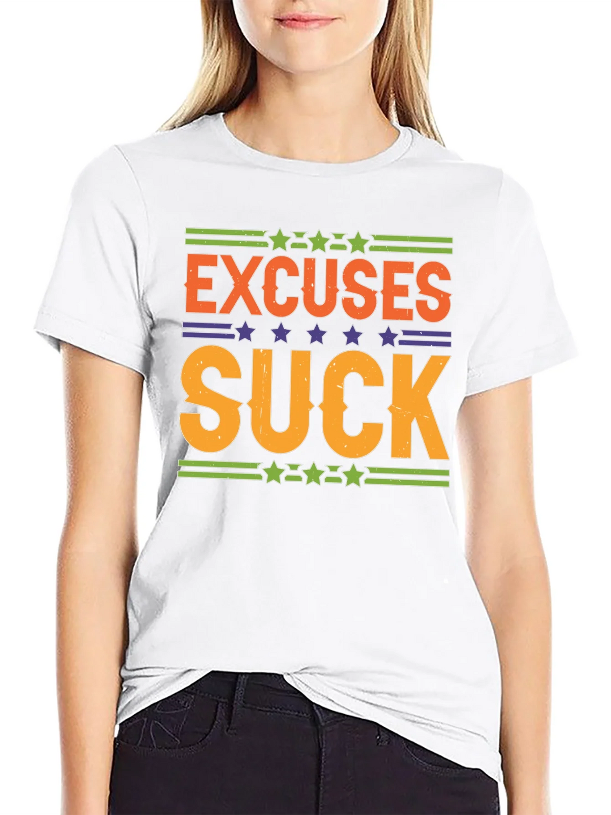 Excuses Suck Graphic Tee - Motivational Shirt product image 8