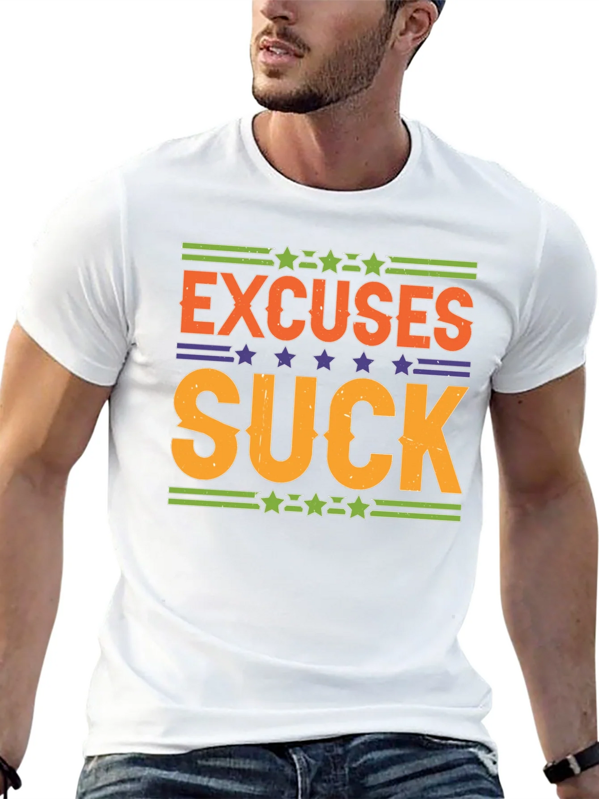 Excuses Suck Graphic Tee - Motivational Shirt product image 11