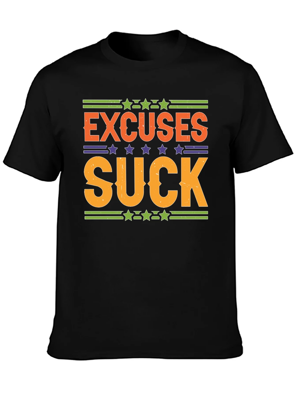 Excuses Suck Graphic Tee - Motivational Shirt product image 3