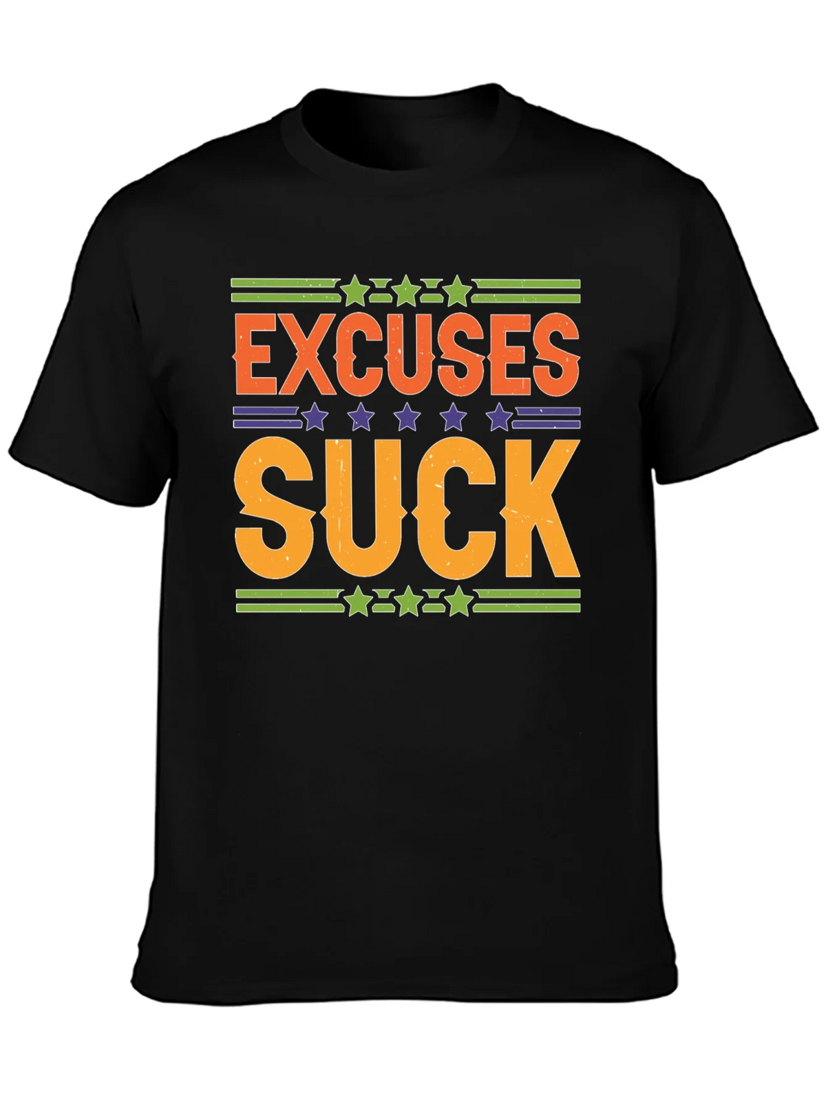Excuses Suck Graphic Tee - Motivational Shirt product image 3