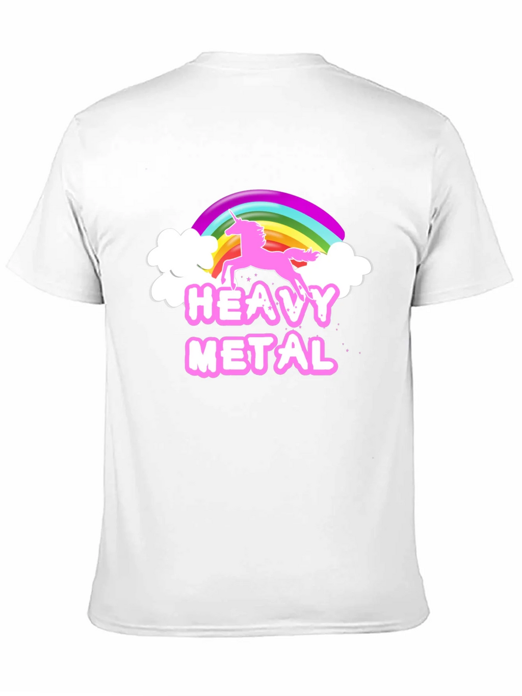 Heavy Metal Unicorn Rainbow Graphic T-Shirt product image 10