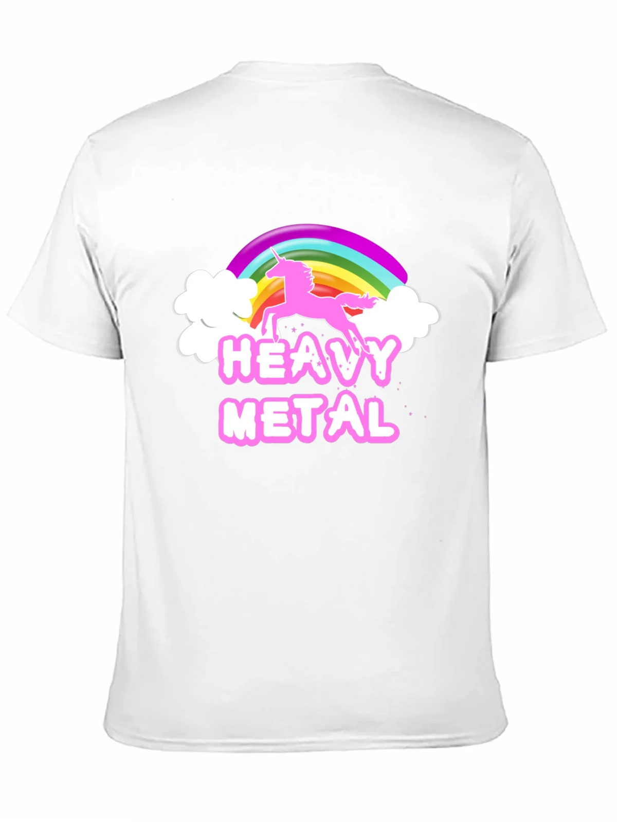 Heavy Metal Unicorn Rainbow Graphic T-Shirt product image 10