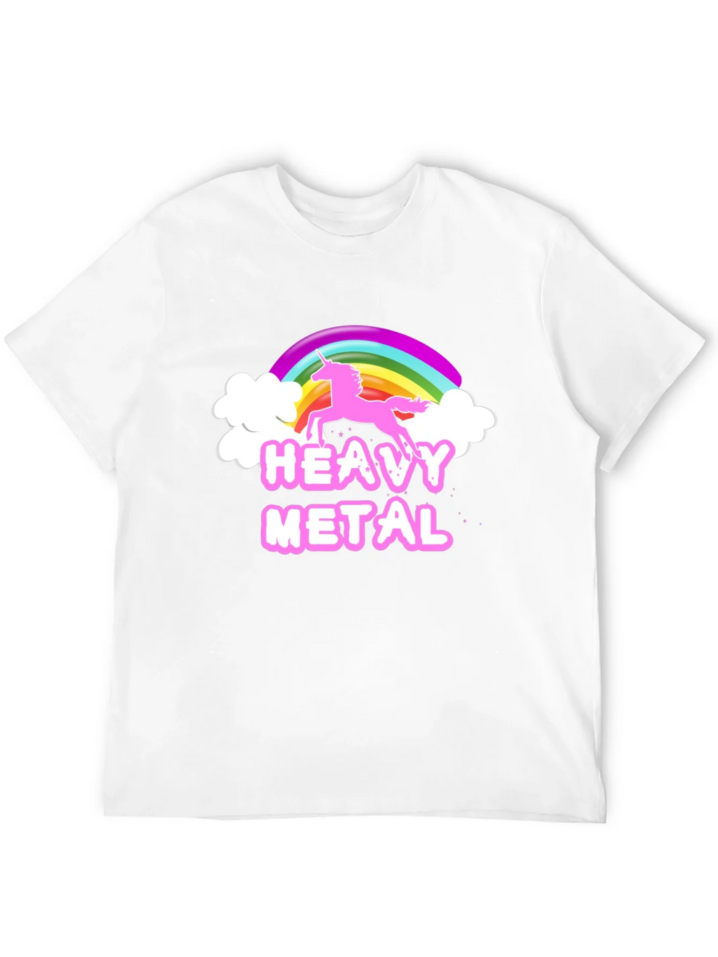 Heavy Metal Unicorn Rainbow Graphic T-Shirt product image 11