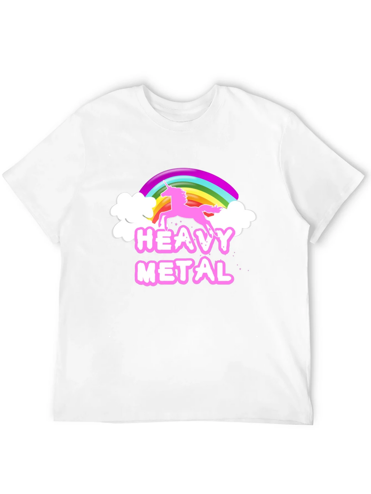 Heavy Metal Unicorn Rainbow Graphic T-Shirt product image 11