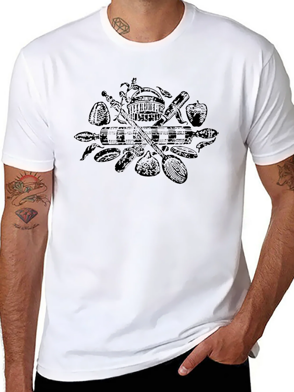 Chefs Kit Vintage Black T-Shirt product image 7