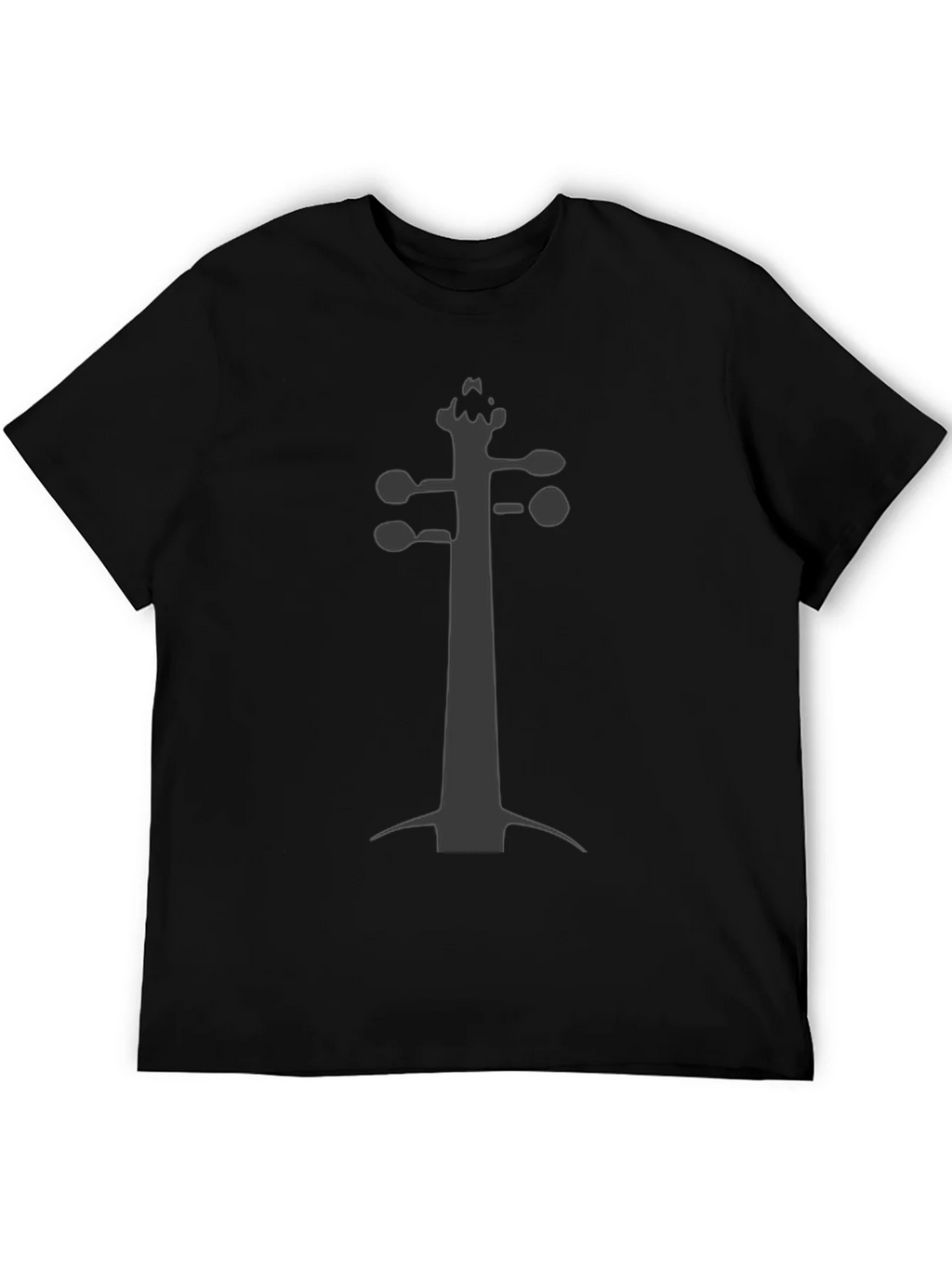 Violin Scroll Black Tee - Musicians Fashion product image 5
