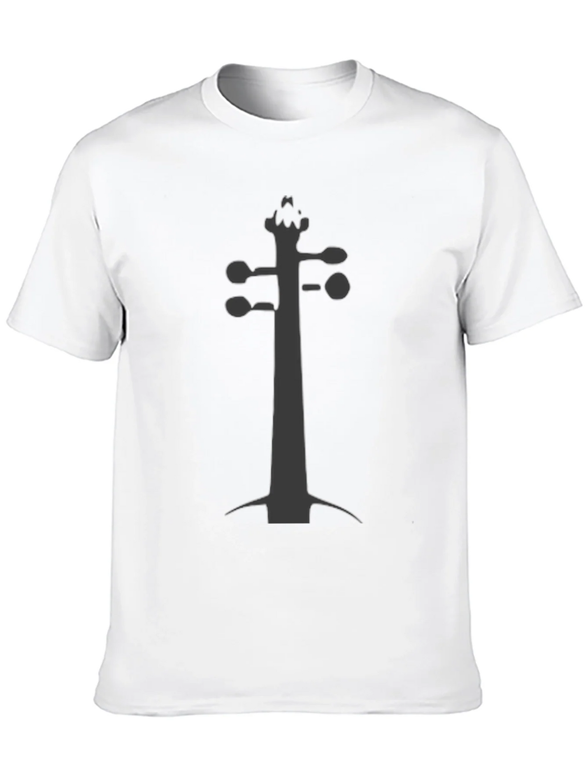 Violin Scroll Black Tee - Musicians Fashion product image 9