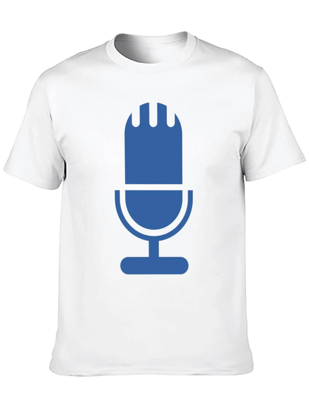 Retro Microphone Graphic Tee - Black product image 9