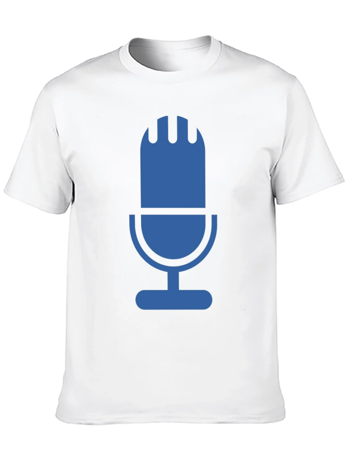 Retro Microphone Graphic Tee - Black product image 9