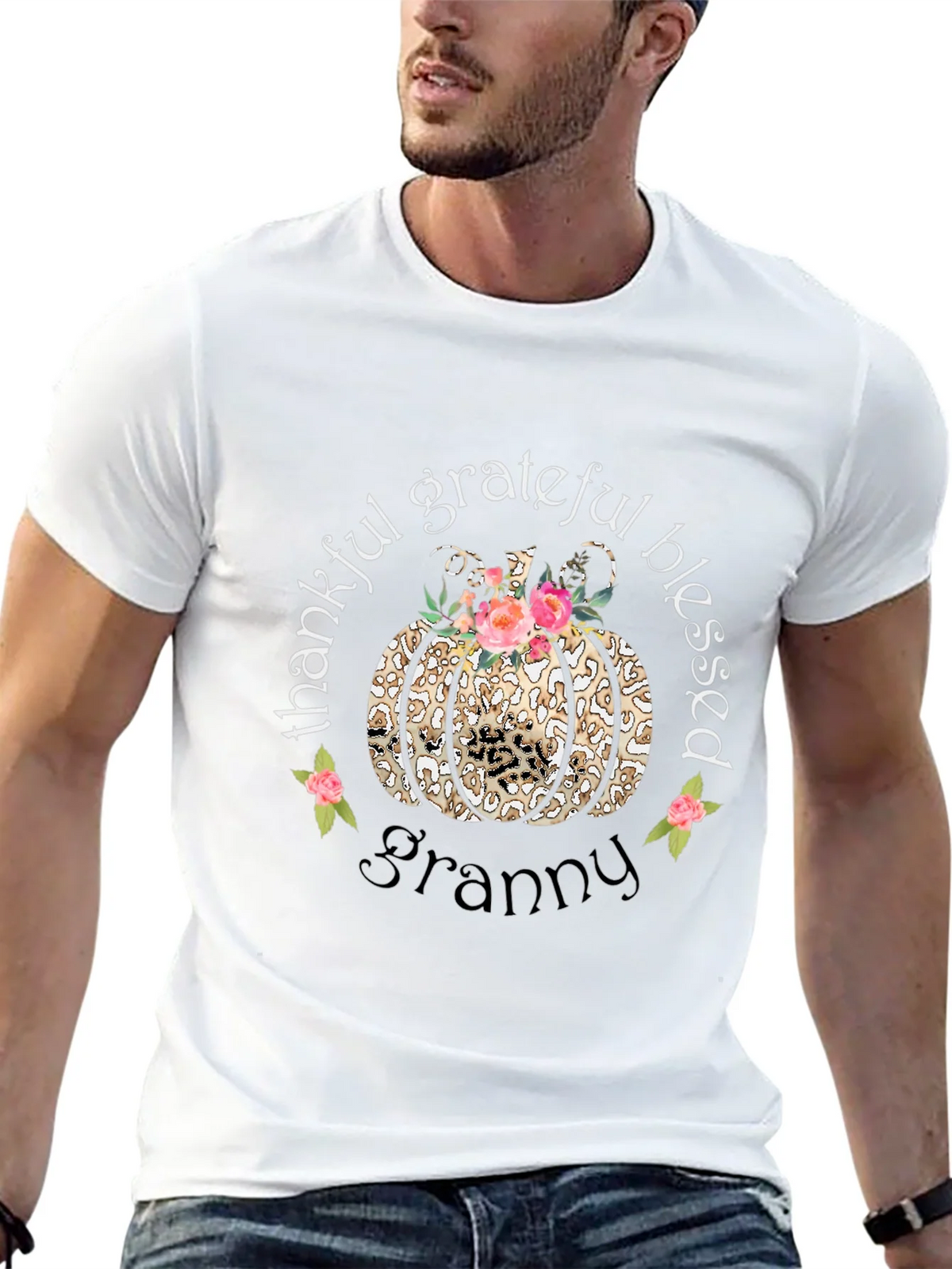Thankful Grateful Blessed Granny T-Shirt product image 12
