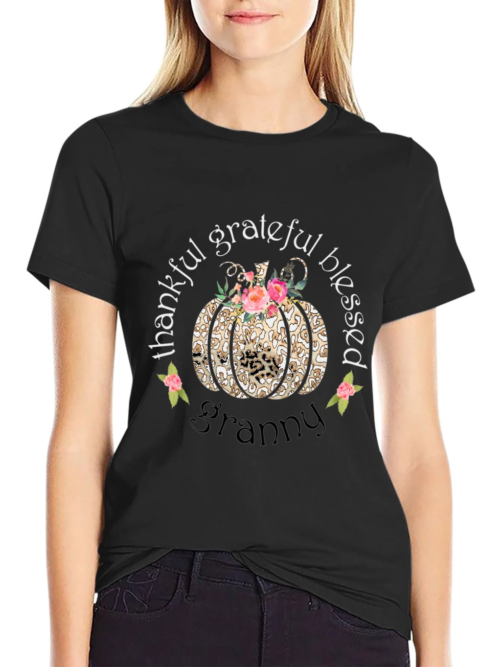 Thankful Grateful Blessed Granny T-Shirt product image 2