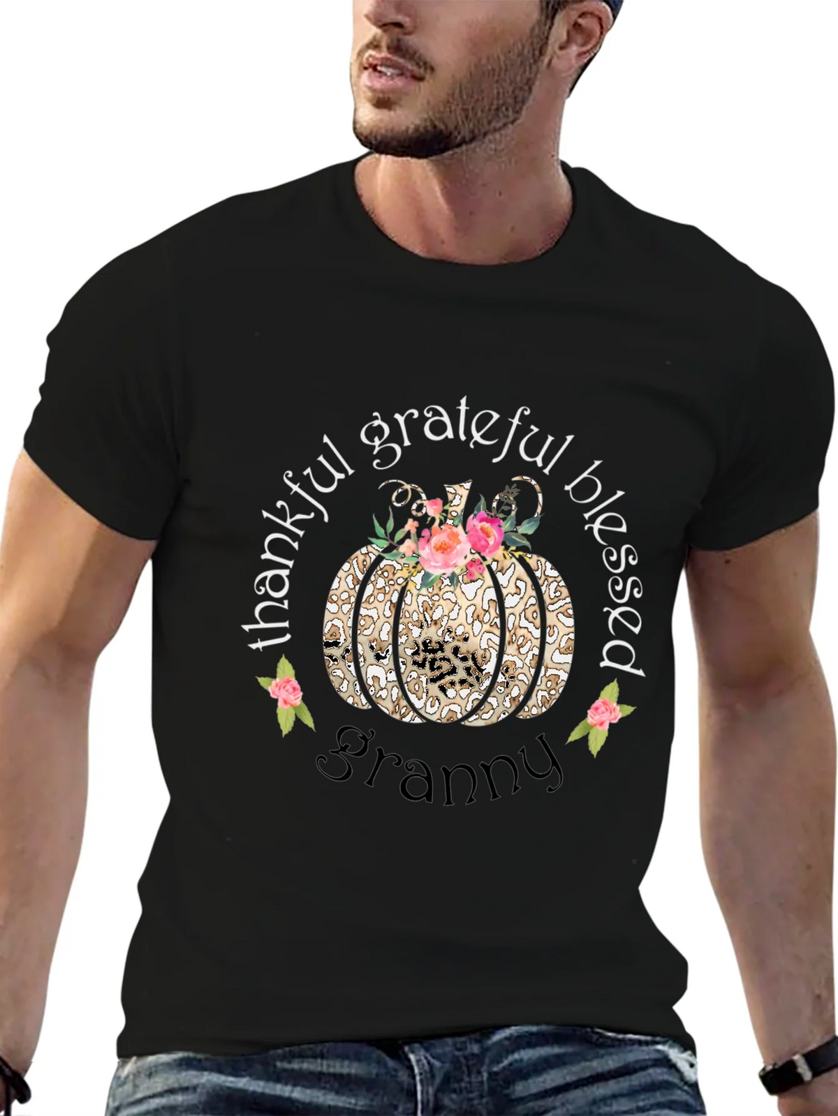 Thankful Grateful Blessed Granny T-Shirt product image 6