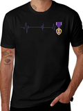 Purple Heart Beat T-Shirt product image 1