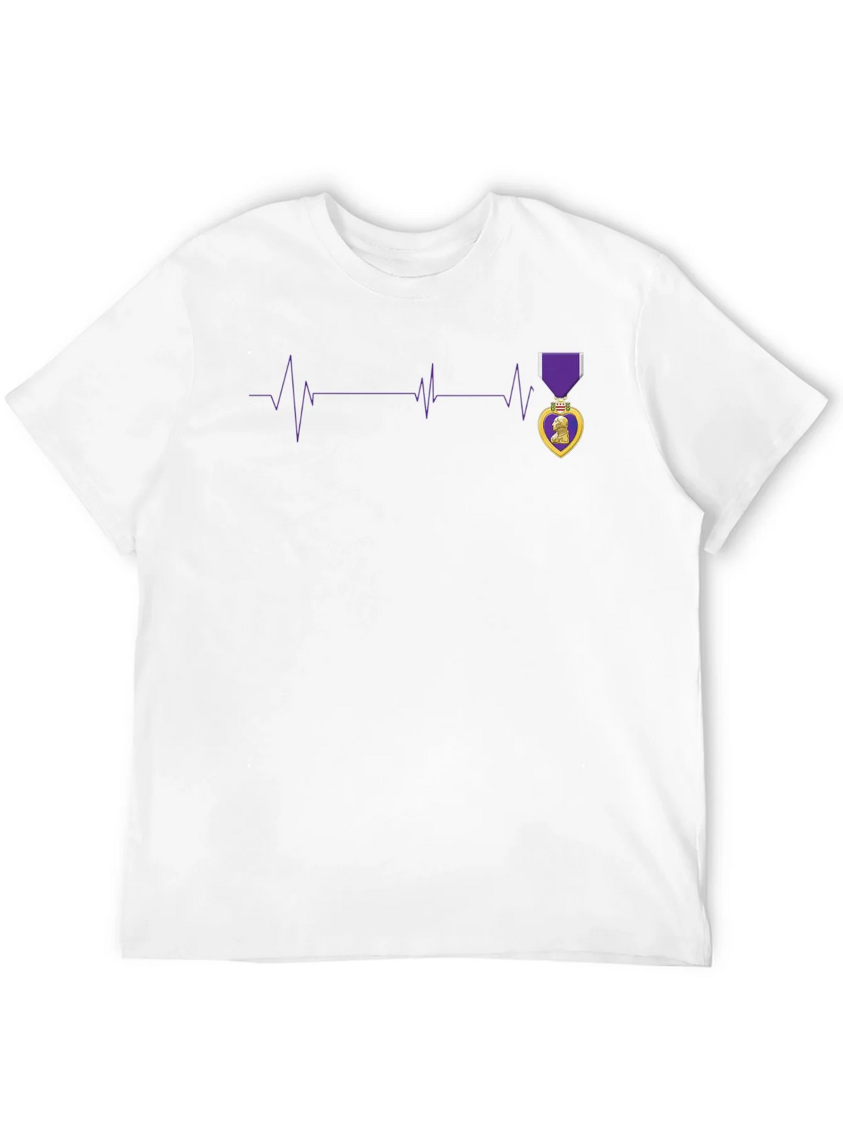 Purple Heart Beat T-Shirt product image 11