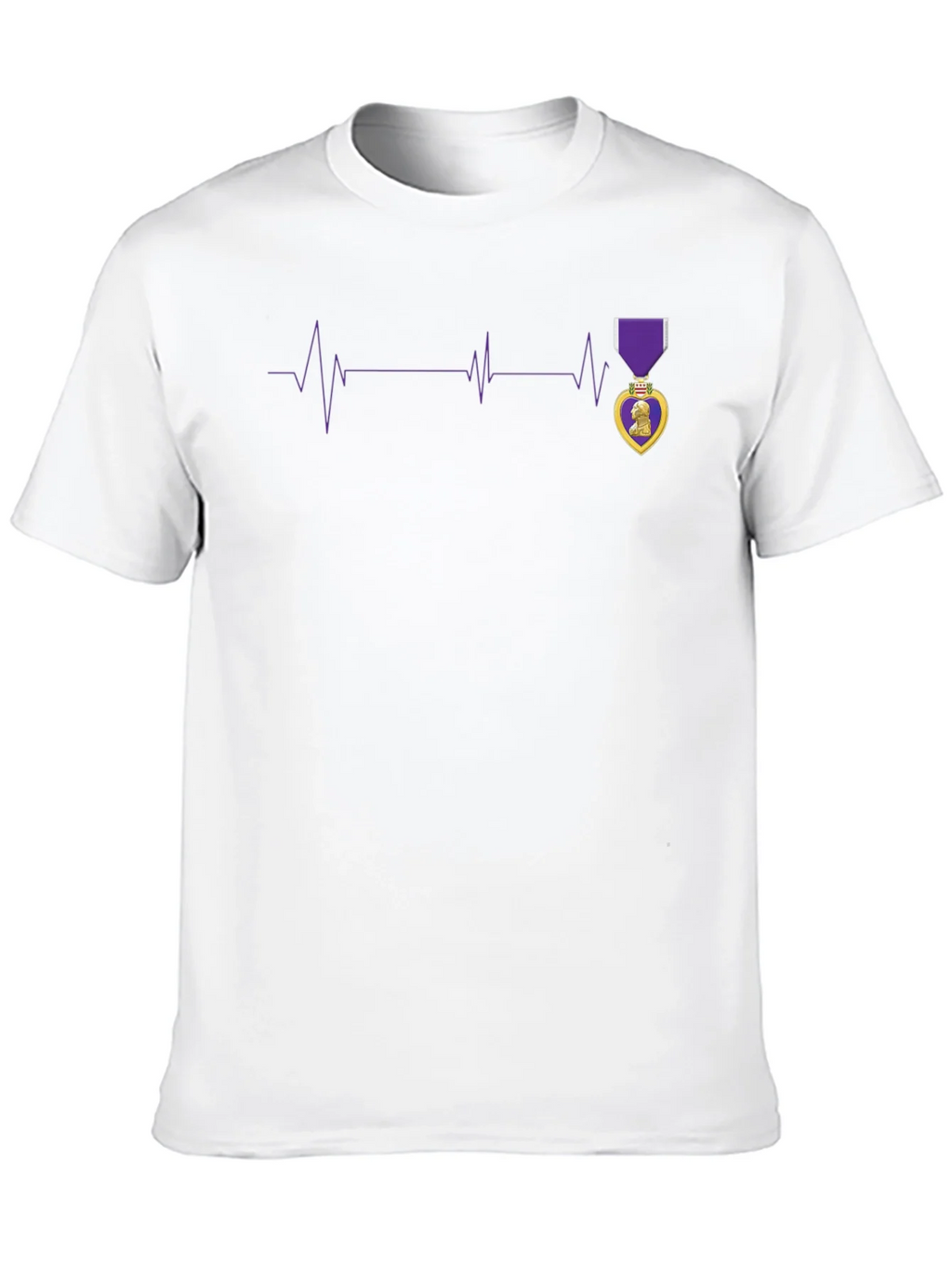 Purple Heart Beat T-Shirt product image 9