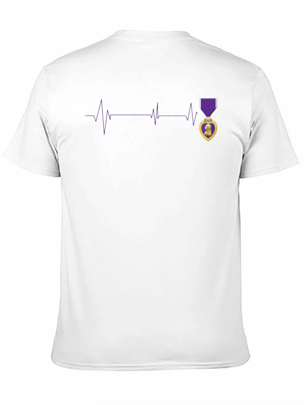 Purple Heart Beat T-Shirt product image 10