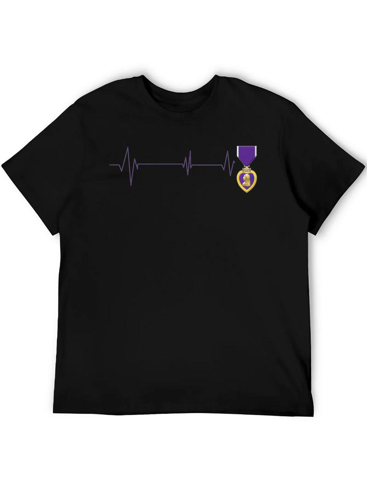 Purple Heart Beat T-Shirt product image 5