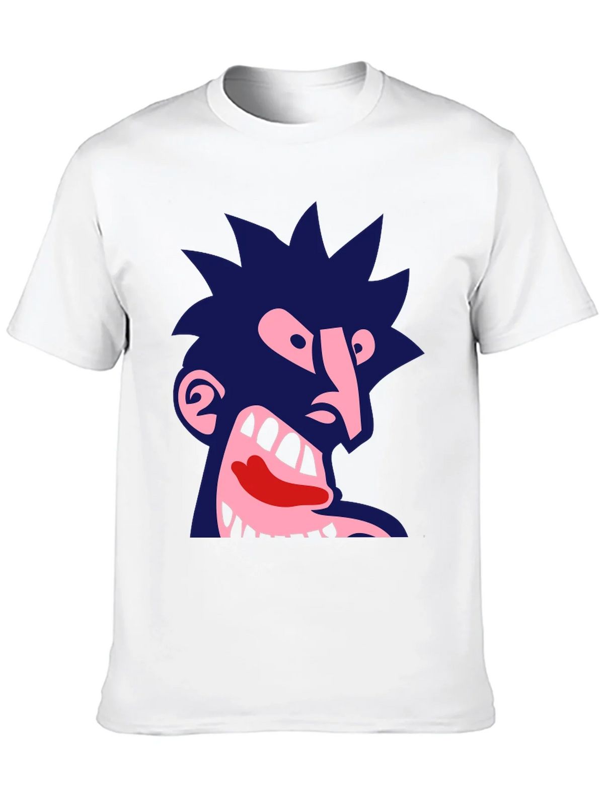 Abstract Graphic Print Tee - Dark Humor product image 9