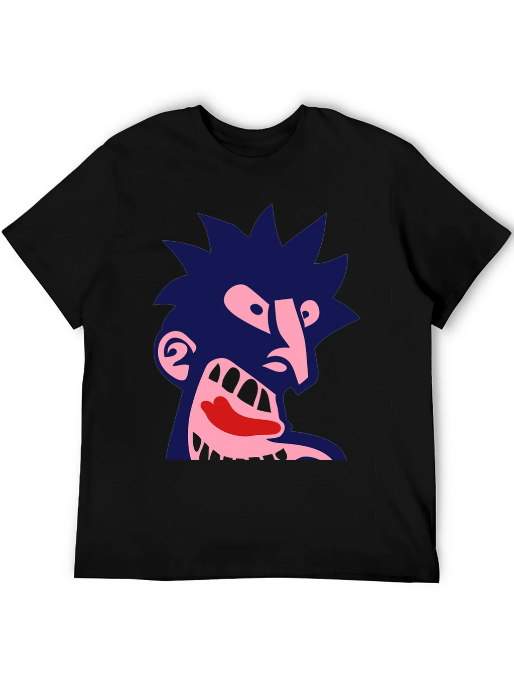 Abstract Graphic Print Tee - Dark Humor product image 5