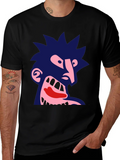 Abstract Graphic Print Tee - Dark Humor product image 1