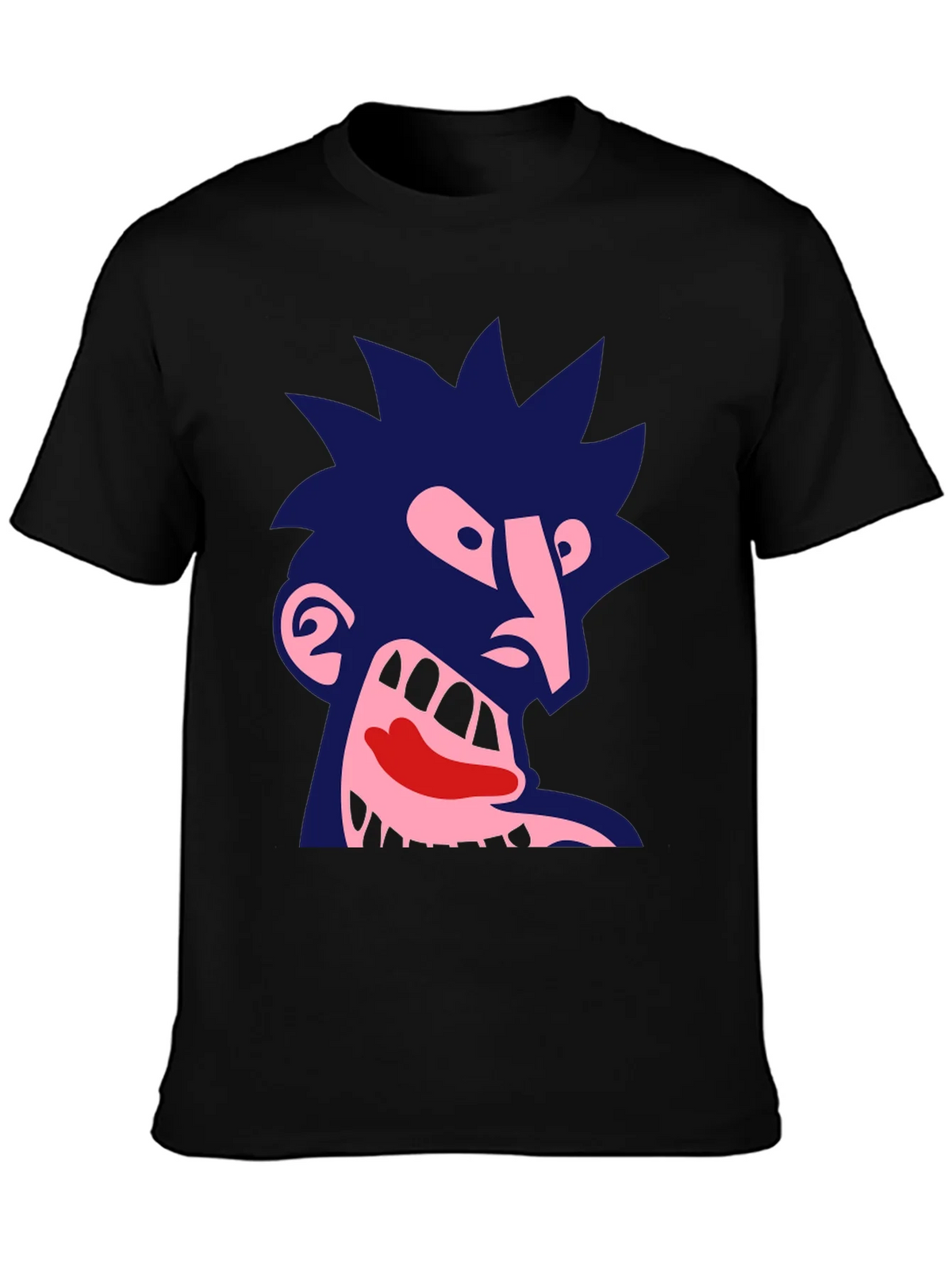 Abstract Graphic Print Tee - Dark Humor product image 3
