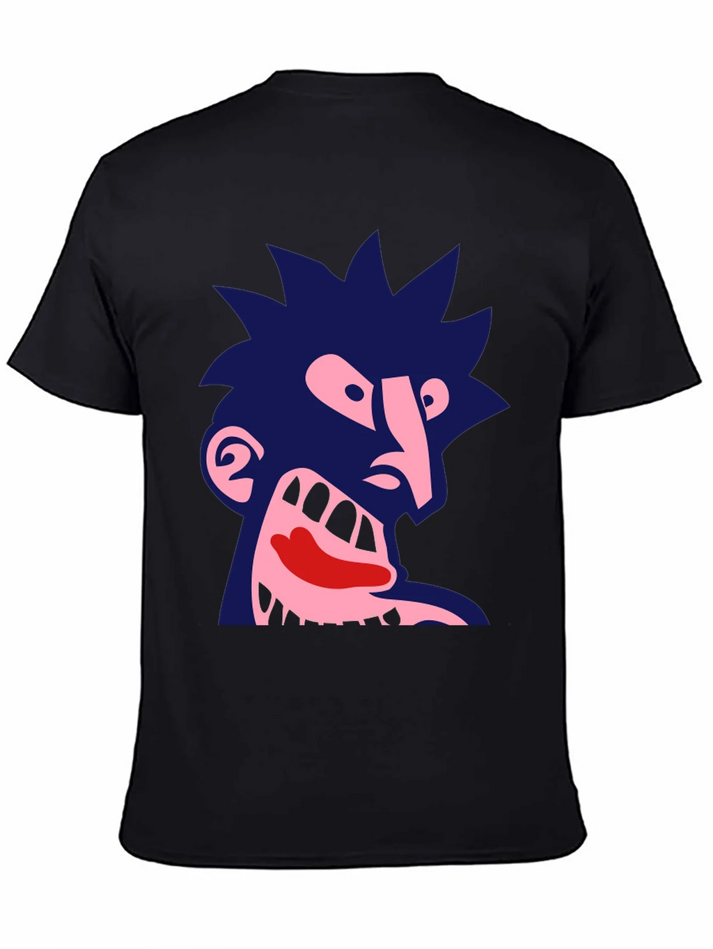 Abstract Graphic Print Tee - Dark Humor product image 4