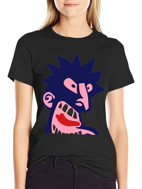 Abstract Graphic Print Tee - Dark Humor product image 2