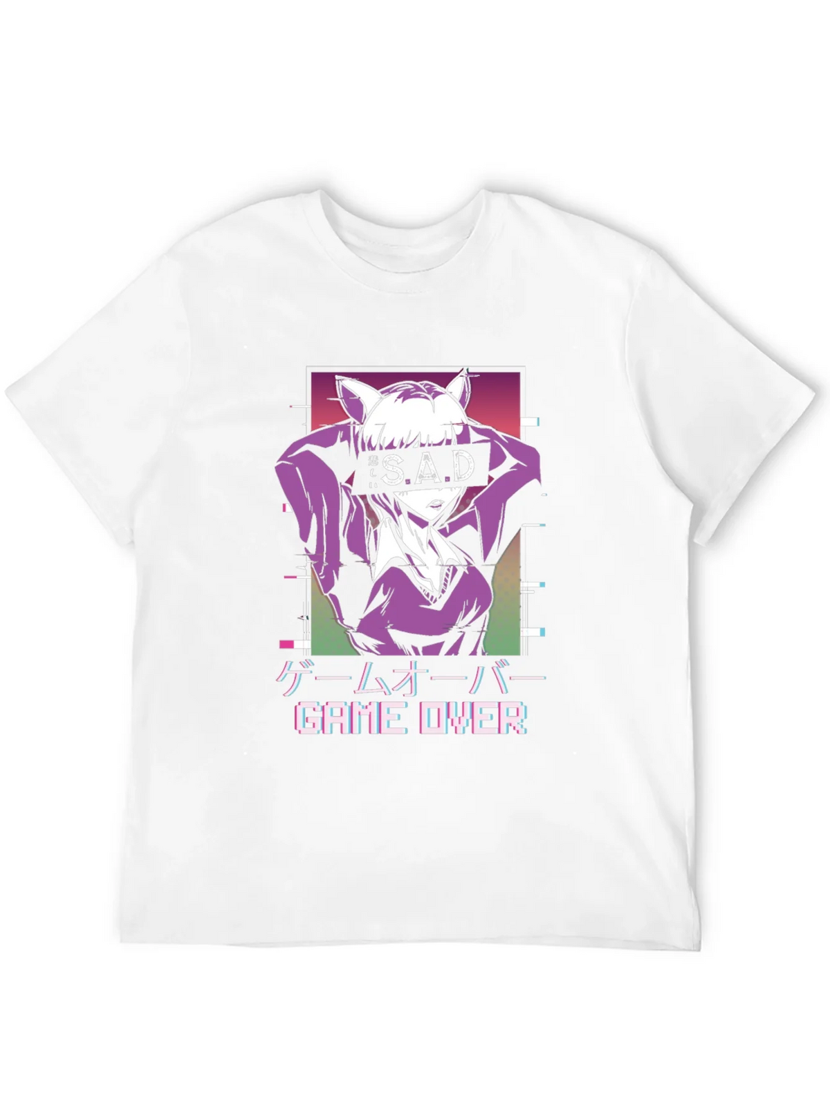 Anime Game Over Graphic Tee product image 11