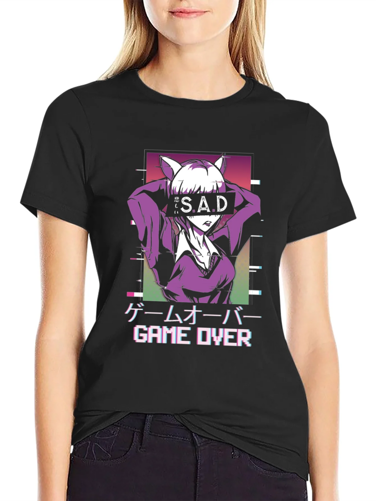Anime Game Over Graphic Tee product image 2