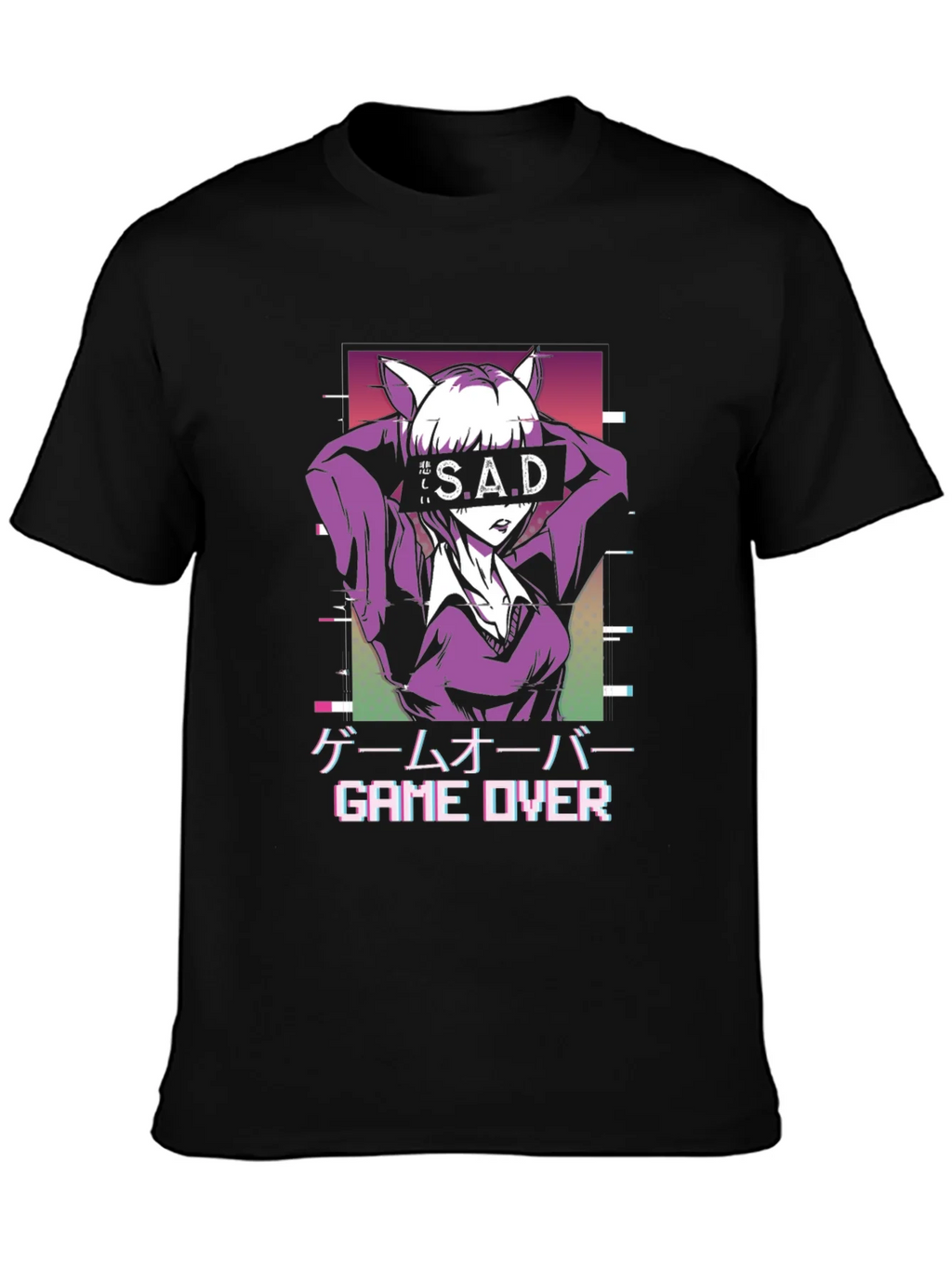 Anime Game Over Graphic Tee product image 3