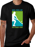 Field Hockey Graphic Tee - Grass Sticks & Grit product image 1