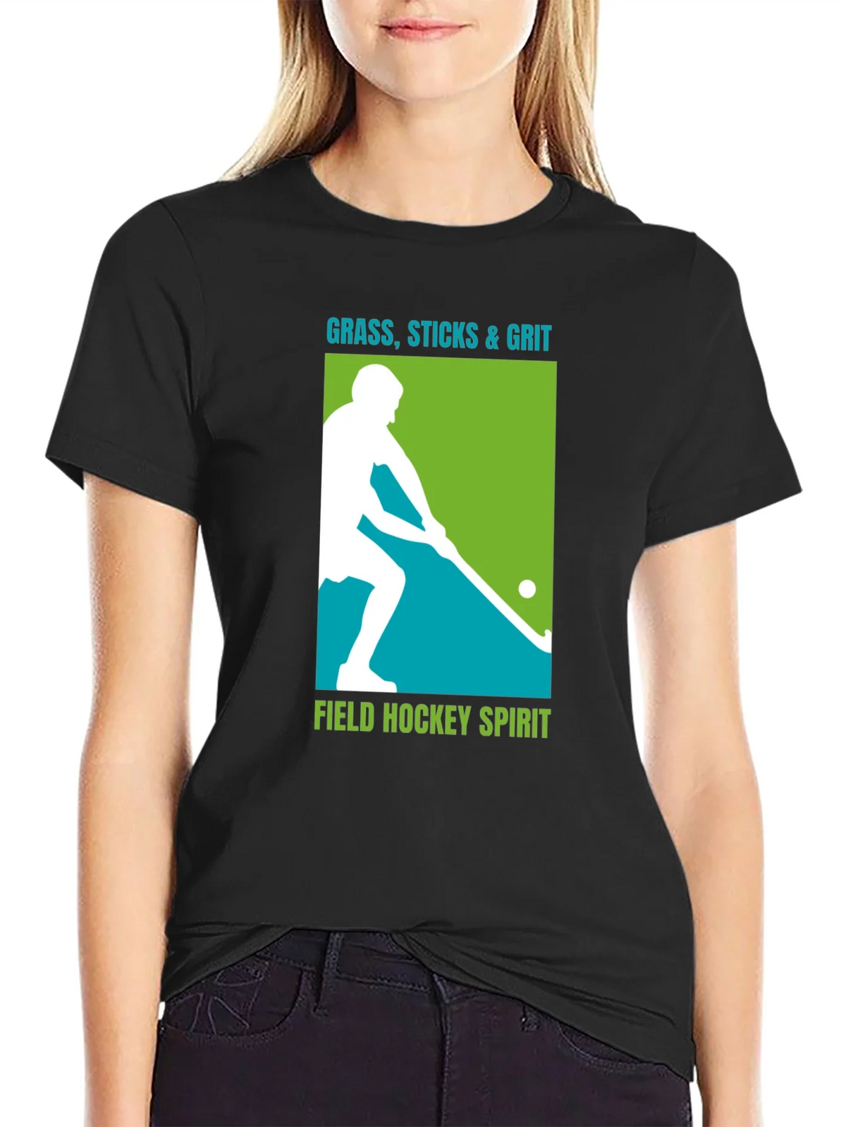 Field Hockey Graphic Tee - Grass Sticks & Grit product image 2