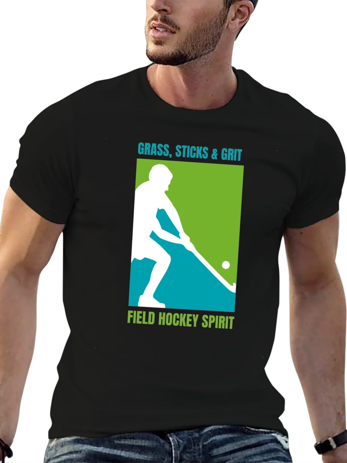 Field Hockey Graphic Tee - Grass Sticks & Grit product image 6