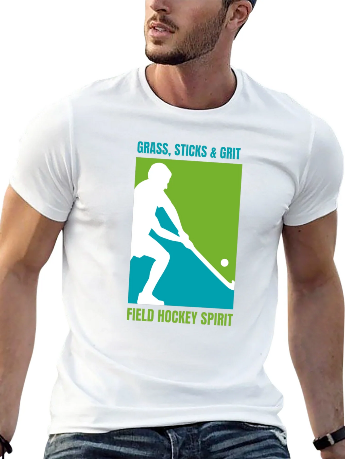 Field Hockey Graphic Tee - Grass Sticks & Grit product image 12