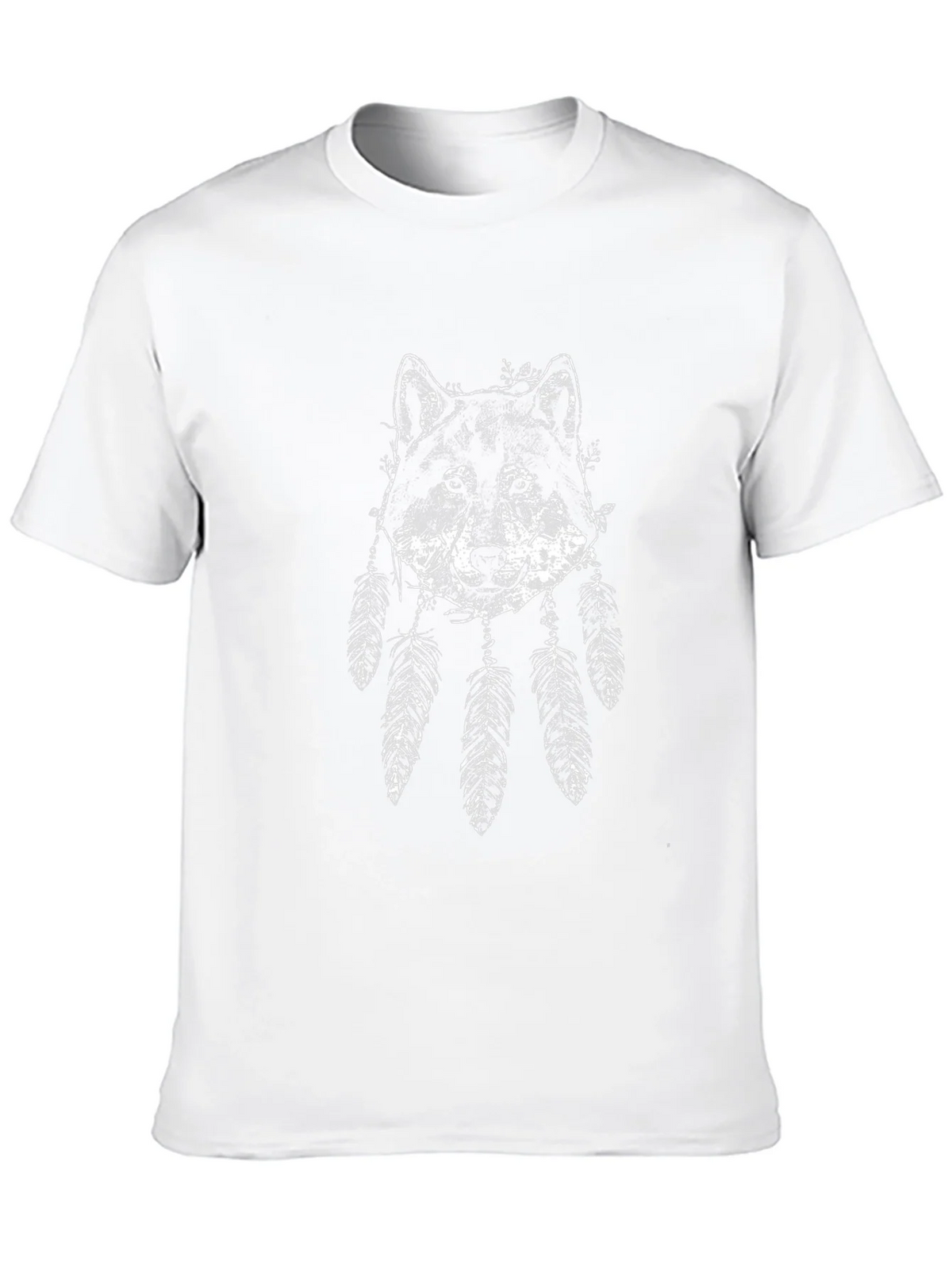 Wolf Dreamcatcher Graphic Tee - Black product image 9