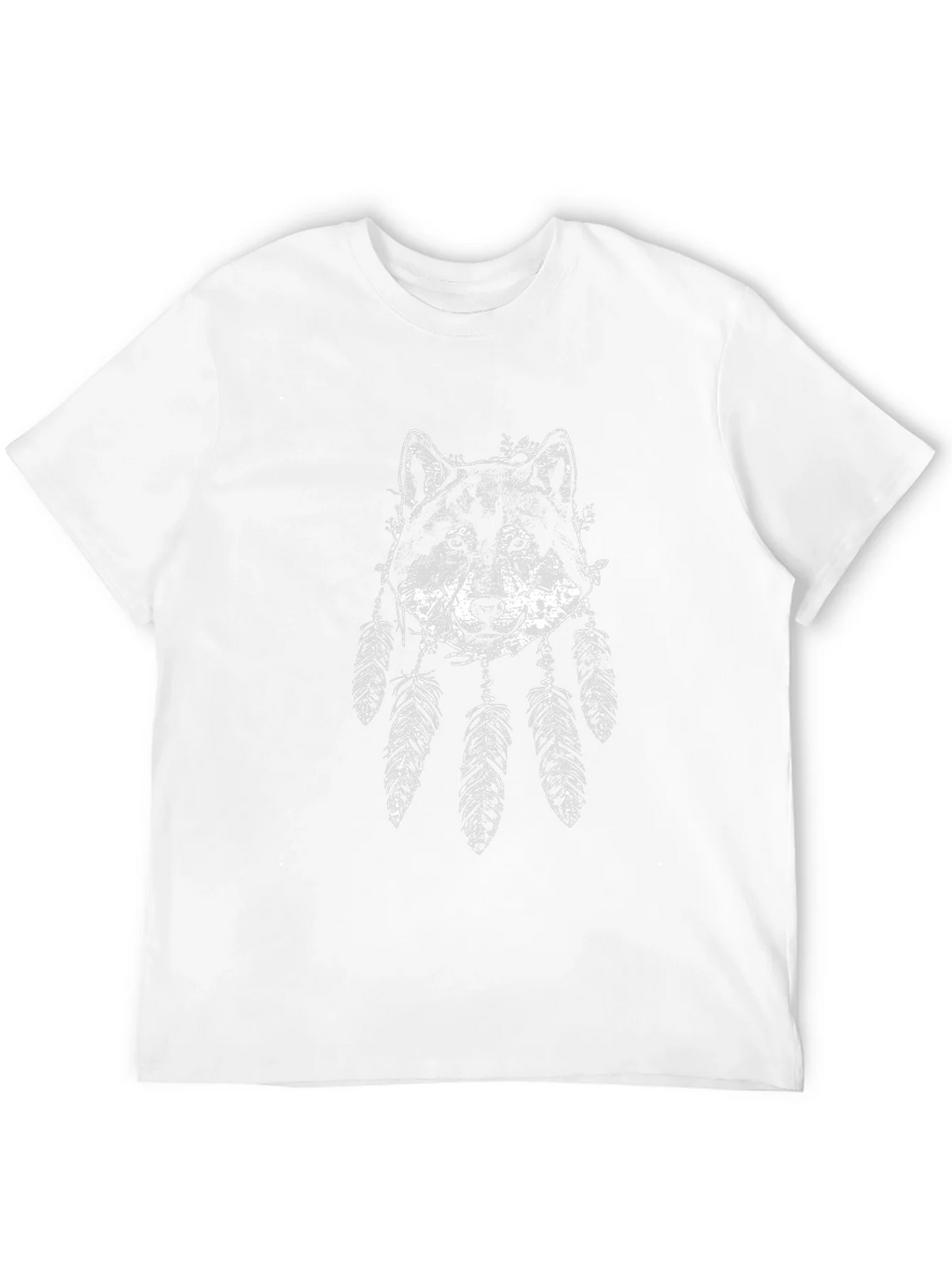 Wolf Dreamcatcher Graphic Tee - Black product image 11