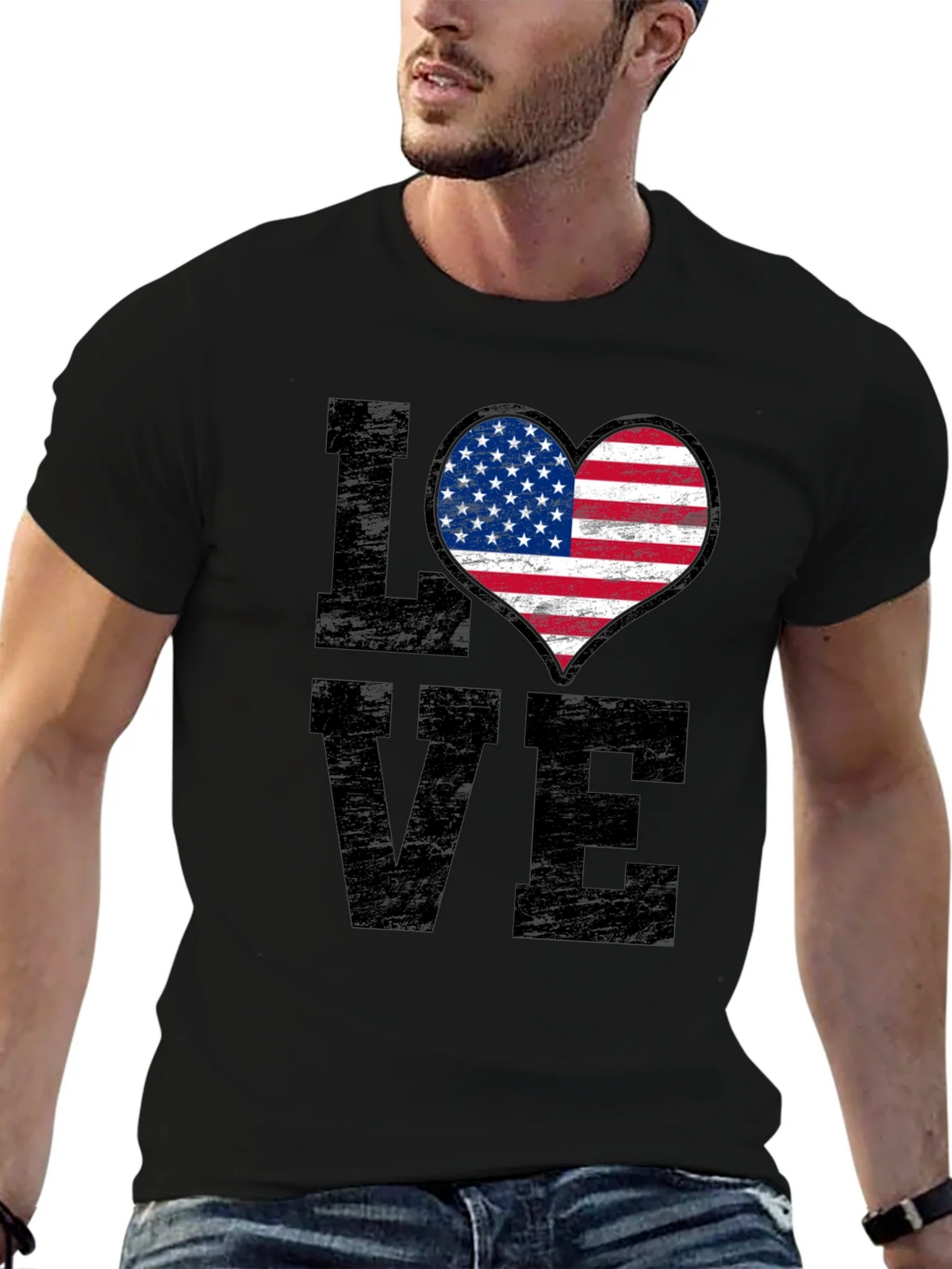 Patriotic Love T-Shirt product image 6