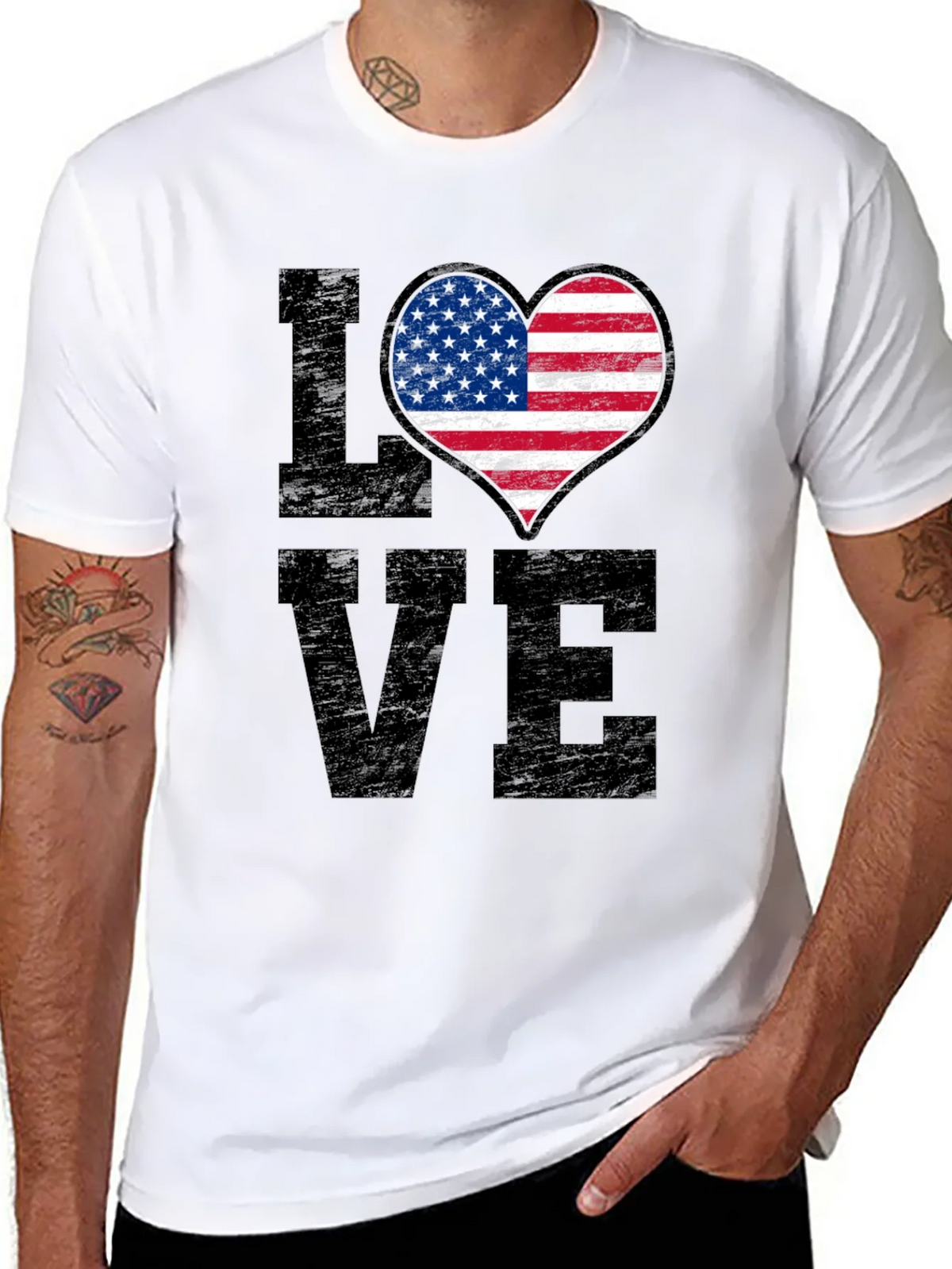 Patriotic Love T-Shirt product image 7