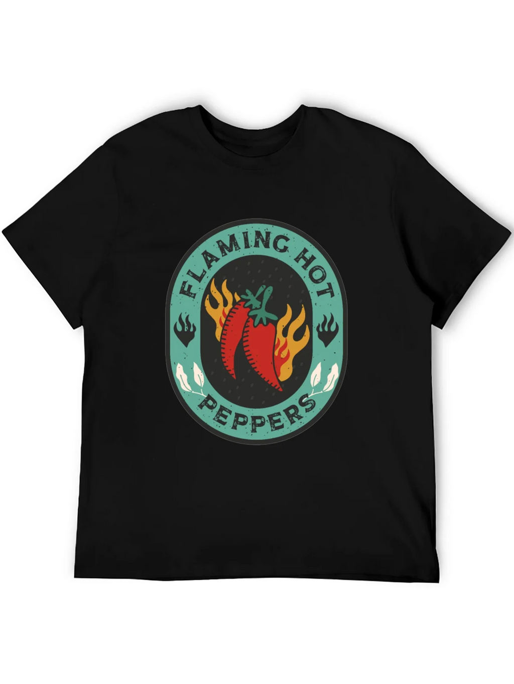 Flaming Hot Peppers Graphic Tee - Spicy Style product image 5