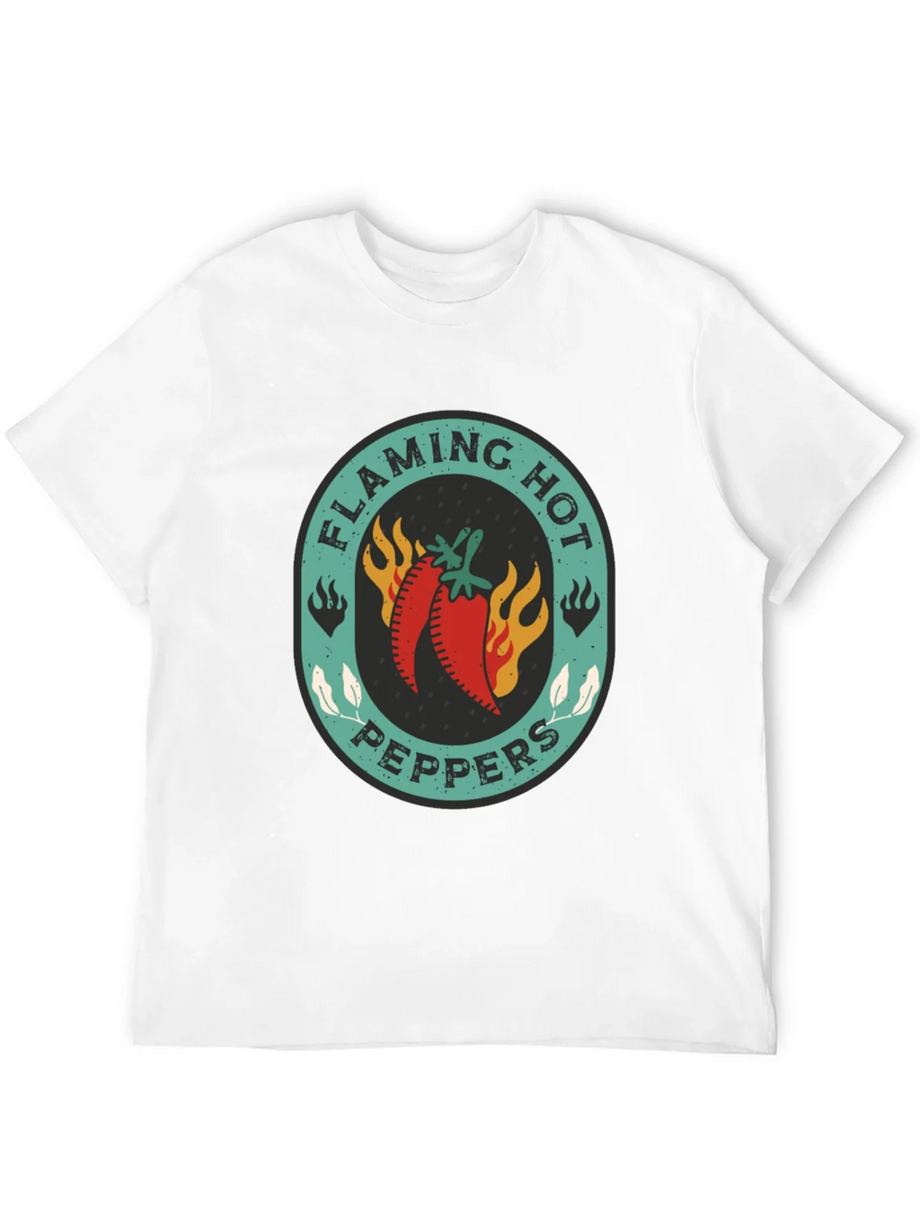 Flaming Hot Peppers Graphic Tee - Spicy Style product image 11