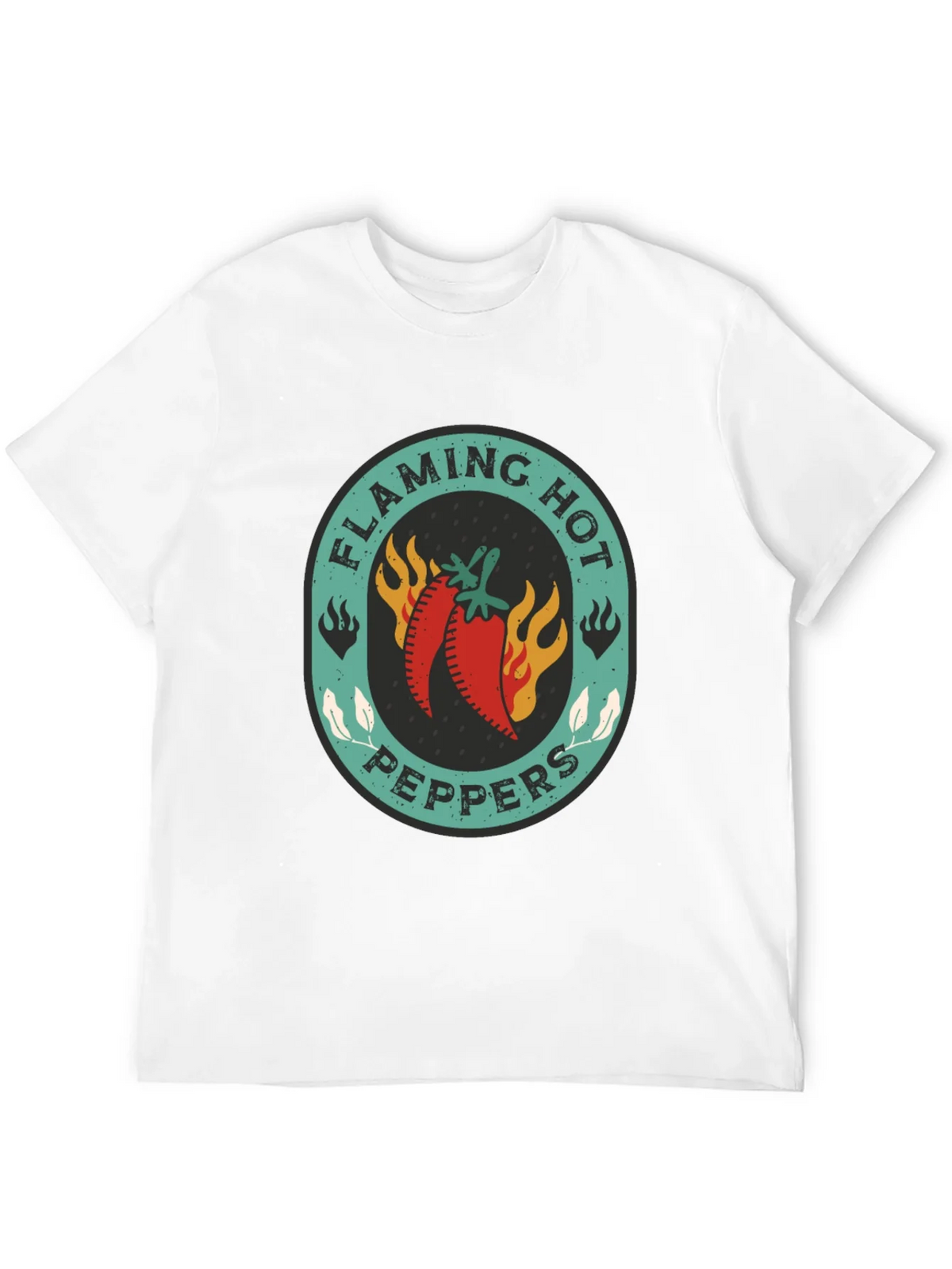 Flaming Hot Peppers Graphic Tee - Spicy Style product image 11
