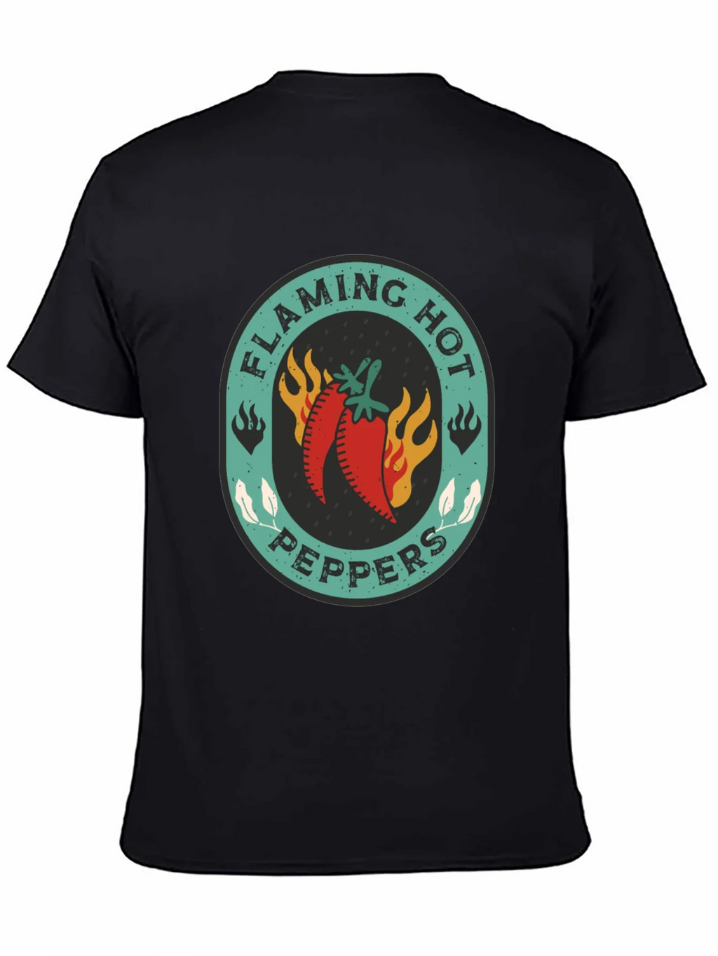 Flaming Hot Peppers Graphic Tee - Spicy Style product image 4