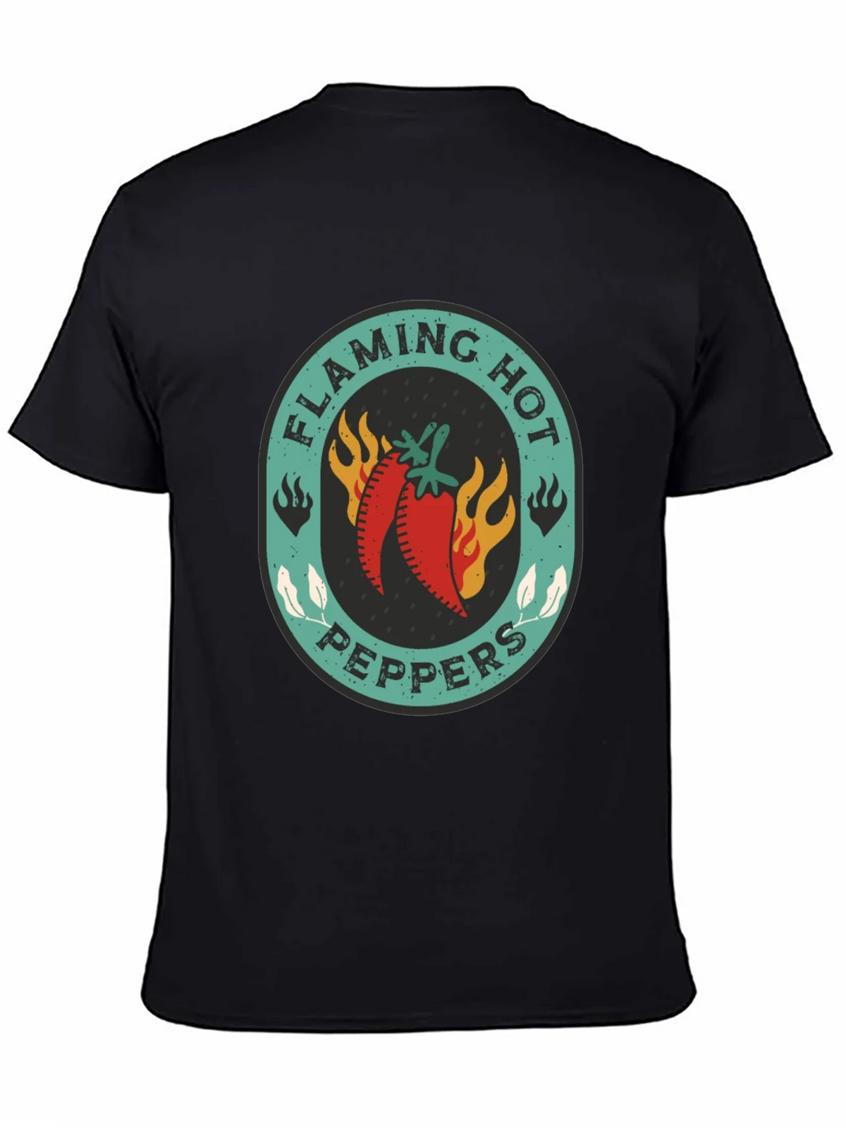 Flaming Hot Peppers Graphic Tee - Spicy Style product image 4
