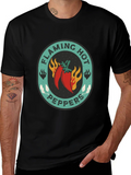 Flaming Hot Peppers Graphic Tee - Spicy Style product image 1