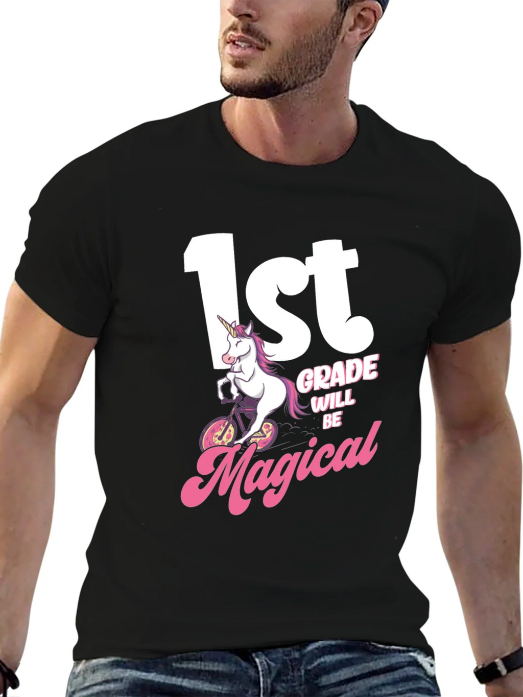 1st Grade Magical Unicorn T-Shirt product image 6
