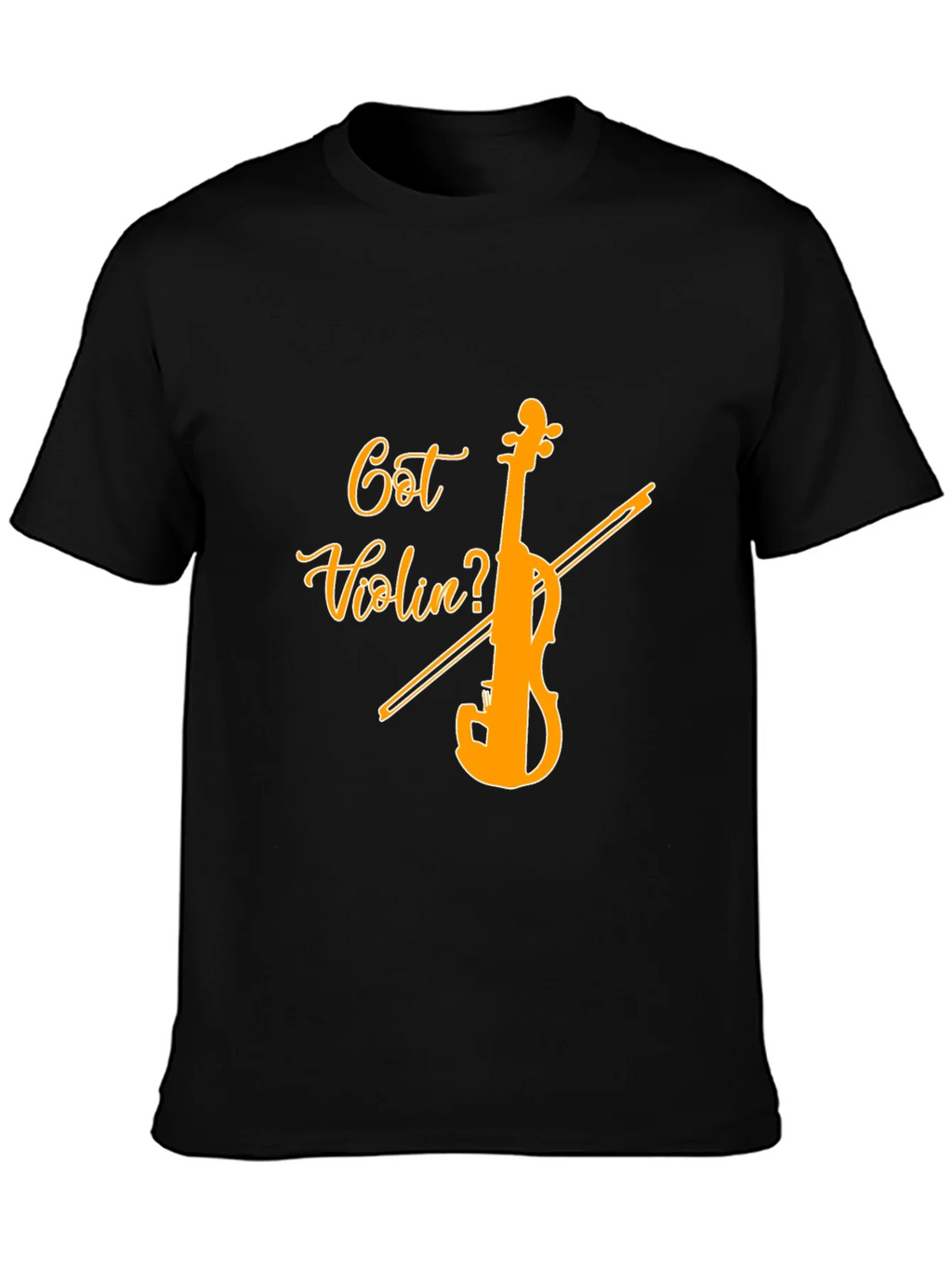 Got Violin? Black Graphic Tee - Music Lover product image 3